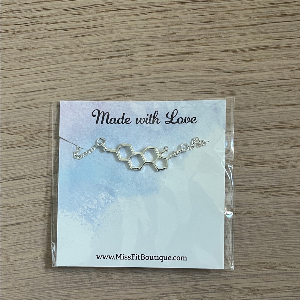 Silver Honeycomb Necklace